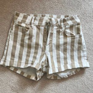 H & M Striped Shorts, Size 2